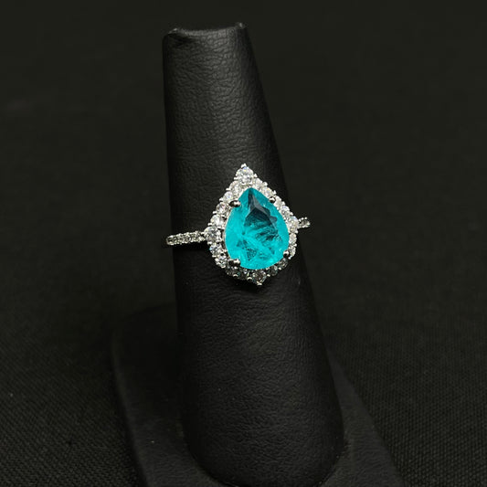 Anillo Gota Turquesa