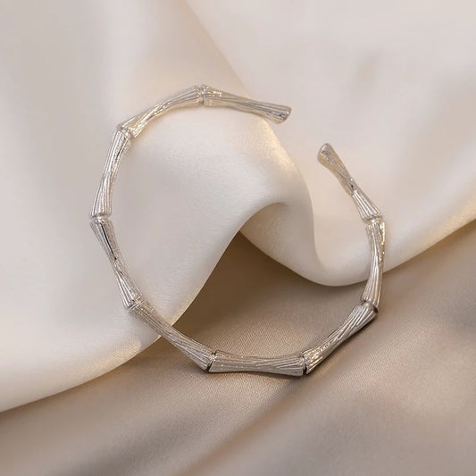 Brazalete Caña Plata