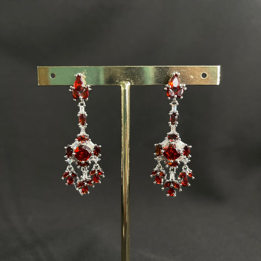 Aretes Nice Rubí