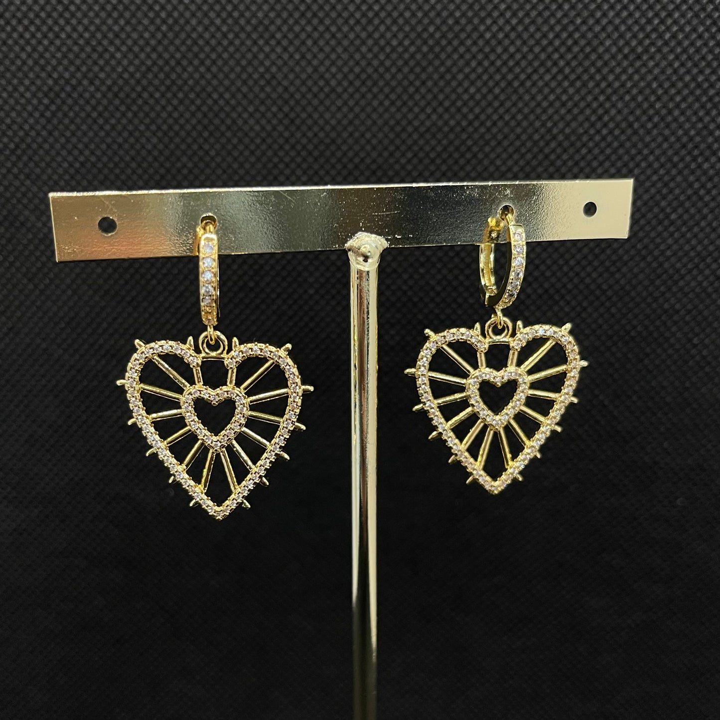 Aretes Corazón en Silueta D/D