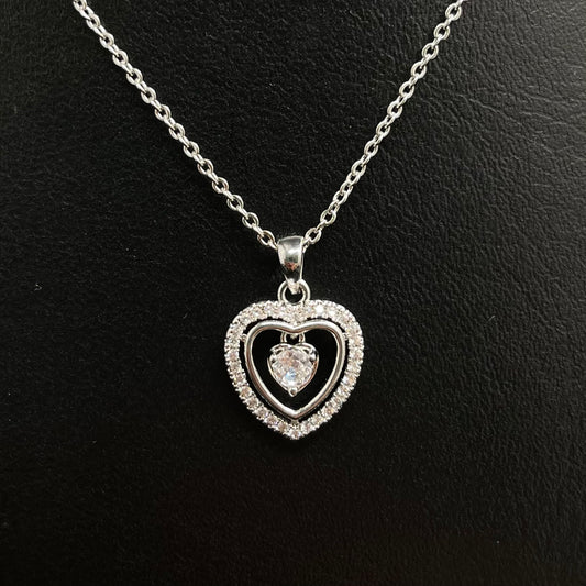 Corazón con diamante